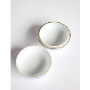 茶籠一式 黒茶碗/三浦竹泉/渓哉　U294 