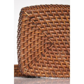 茶籠一式 黒茶碗/三浦竹泉/渓哉　U294 