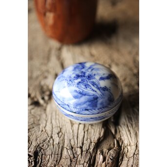 茶籠一式 黒茶碗/三浦竹泉/渓哉　U294 