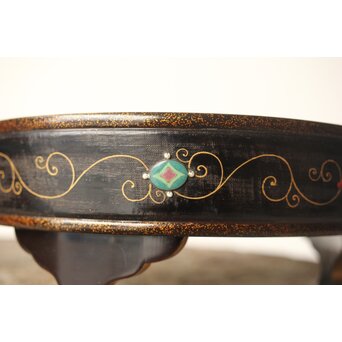 安藤七宝 安藤重兵衛作か 安藤氏謹製共箱 宝尽盆　Y038 