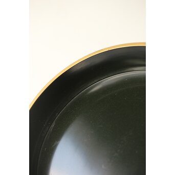 安藤七宝 安藤重兵衛作か 安藤氏謹製共箱 宝尽盆　Y038 