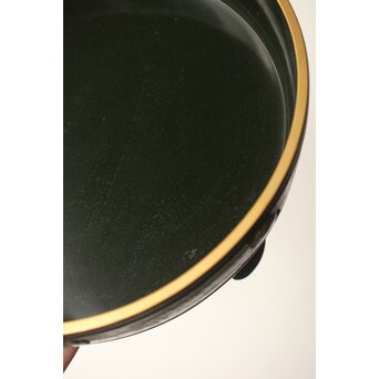 安藤七宝 安藤重兵衛作か 安藤氏謹製共箱 宝尽盆　Y038 