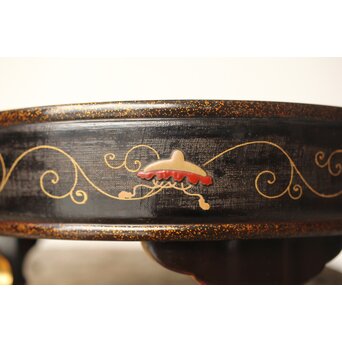 安藤七宝 安藤重兵衛作か 安藤氏謹製共箱 宝尽盆　Y038 