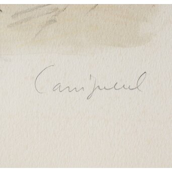 Jean-Pierre Cassigneul ジャン＝ピエール・カシニョール 【アトリエのモデル Le modèle dans l'atelier】リトグラフ　Z308 