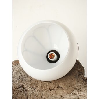 菊型の鉄装飾電笠　A037 