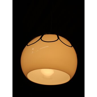 菊型の鉄装飾電笠　A037 