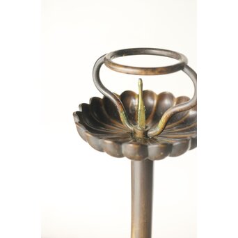 菊燭台一対　M323 