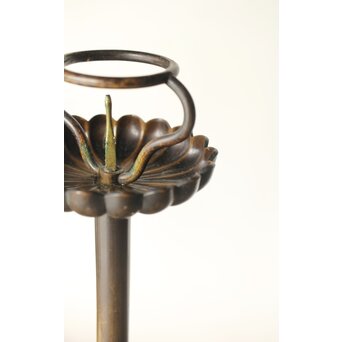 菊燭台一対　M323 