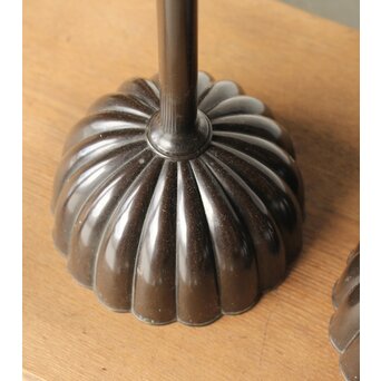 菊燭台一対　M323 