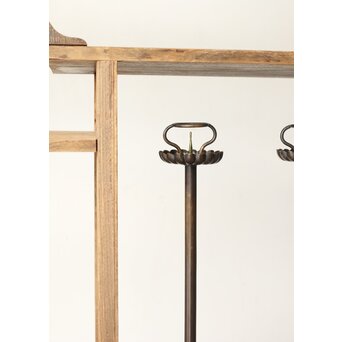 菊燭台一対　M323 