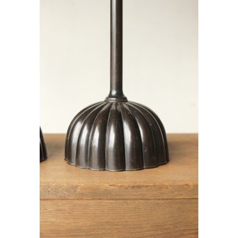 菊燭台一対　M323 