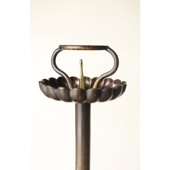 菊燭台一対　M323 