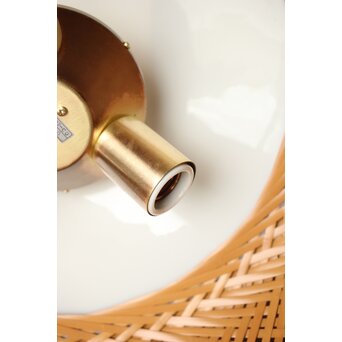 ヤマギワ 近藤昭作「竹のあかり」半月型 3灯ペンダントライト　A038 