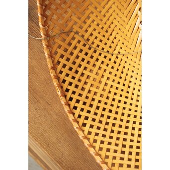 ヤマギワ 近藤昭作「竹のあかり」半月型 3灯ペンダントライト　A038 