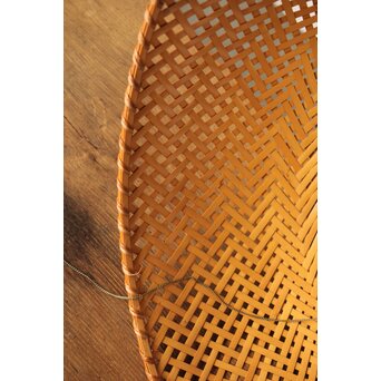 ヤマギワ 近藤昭作「竹のあかり」半月型 3灯ペンダントライト　A038 