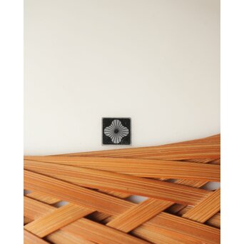 ヤマギワ 近藤昭作「竹のあかり」半月型 3灯ペンダントライト　A038 