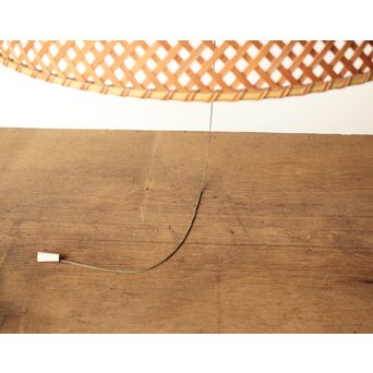 ヤマギワ 近藤昭作「竹のあかり」半月型 3灯ペンダントライト　A038 