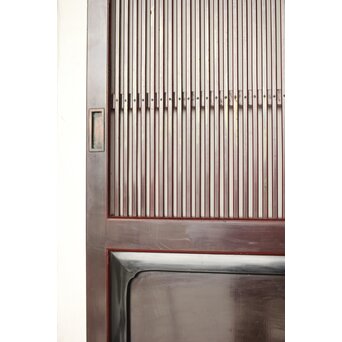 ハイサイズ 松皮菱組子窓付 格子蔵戸　W071Y 