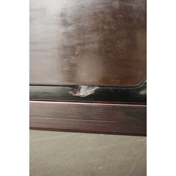 ハイサイズ 松皮菱組子窓付 格子蔵戸　W071Y 