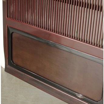 ハイサイズ 松皮菱組子窓付 格子蔵戸　W071Y 