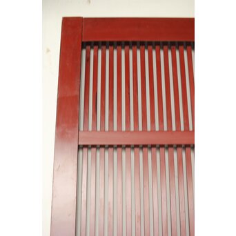 ハイサイズ 松皮菱組子窓付 格子蔵戸　W071Y 