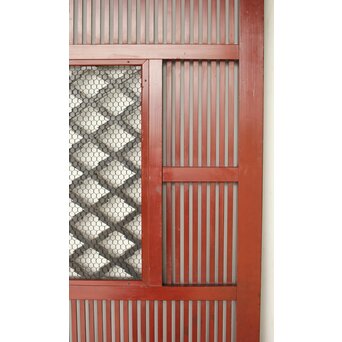 ハイサイズ 松皮菱組子窓付 格子蔵戸　W071Y 