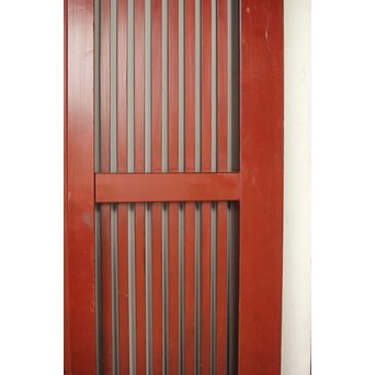 ハイサイズ 松皮菱組子窓付 格子蔵戸　W071Y 