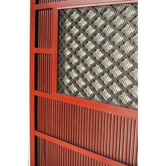 ハイサイズ 松皮菱組子窓付 格子蔵戸　W071Y 