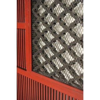 ハイサイズ 松皮菱組子窓付 格子蔵戸　W071Y 