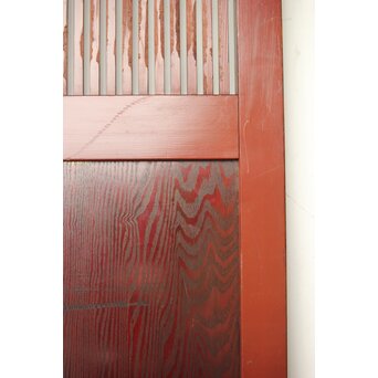 ハイサイズ 松皮菱組子窓付 格子蔵戸　W071Y 