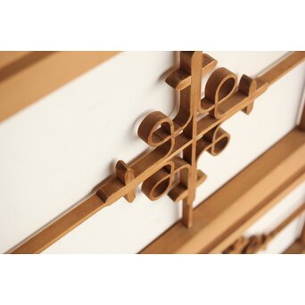 曲木組子天袋小引戸 4枚1組　R0206 