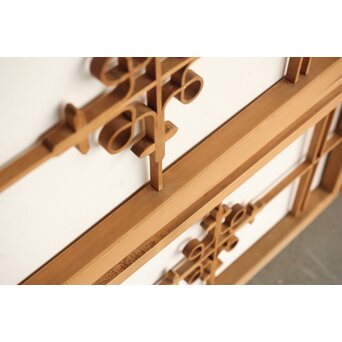 曲木組子天袋小引戸 4枚1組　R0206 