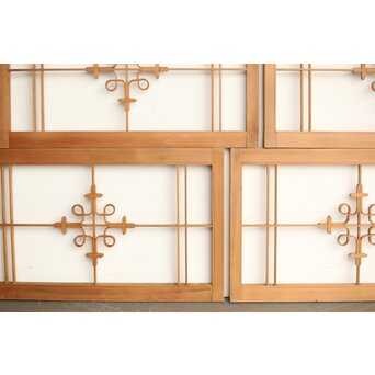 曲木組子天袋小引戸 4枚1組　R0206 