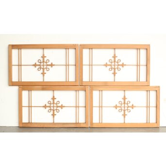 曲木組子天袋小引戸 4枚1組　R0206