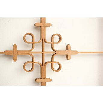 曲木組子天袋小引戸 4枚1組　R0206 