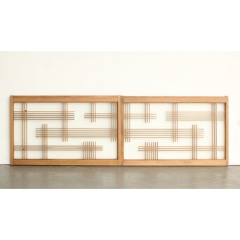 格子組子 天袋小引戸 2枚1組　R0207