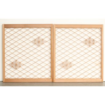 組子の中型引戸 2枚1組　R0208 