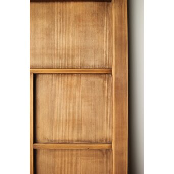 乱菊プレスガラスの横桟板戸 2枚1組　GD0107 