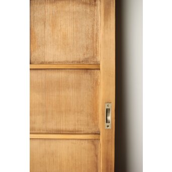 乱菊プレスガラスの横桟板戸 2枚1組　GD0107 