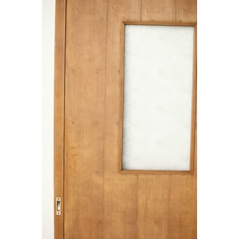 乱菊プレスガラスの横桟板戸 2枚1組　GD0107 