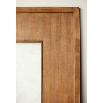 乱菊プレスガラスの横桟板戸 2枚1組　GD0107 