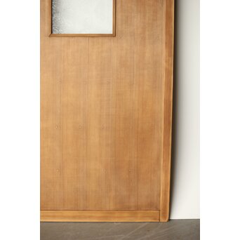 乱菊プレスガラスの横桟板戸 2枚1組　GD0107 