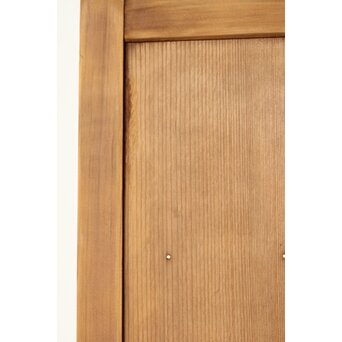 乱菊プレスガラスの横桟板戸 2枚1組　GD0107 