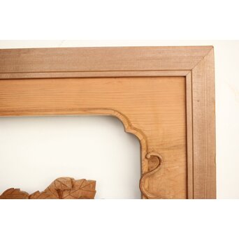 葡萄の木彫欄間 2枚1組　R0209Y 