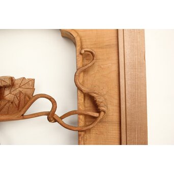 葡萄の木彫欄間 2枚1組　R0209Y 