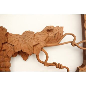 葡萄の木彫欄間 2枚1組　R0209Y 