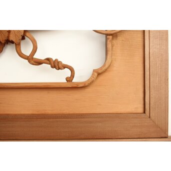 葡萄の木彫欄間 2枚1組　R0209Y 