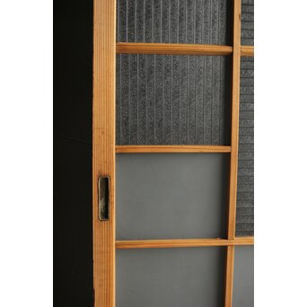 幾何学模様デザインガラス戸 2枚1組　GD0111Y 