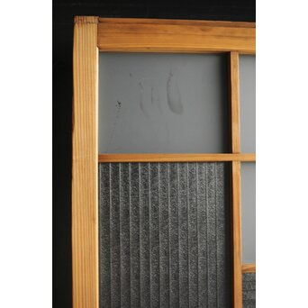 幾何学模様デザインガラス戸 2枚1組　GD0111Y 