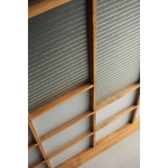 幾何学模様デザインガラス戸 2枚1組　GD0111Y 